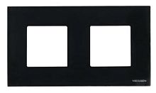 Рамка универсальная ABB Niessen Zenit 2-м. 4 мод. N2272 CN стекло черное картинка